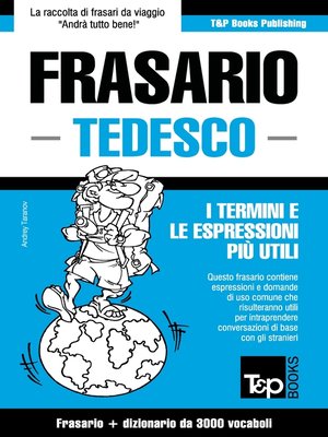 cover image of Frasario Italiano-Tedesco e vocabolario tematico da 3000 vocaboli